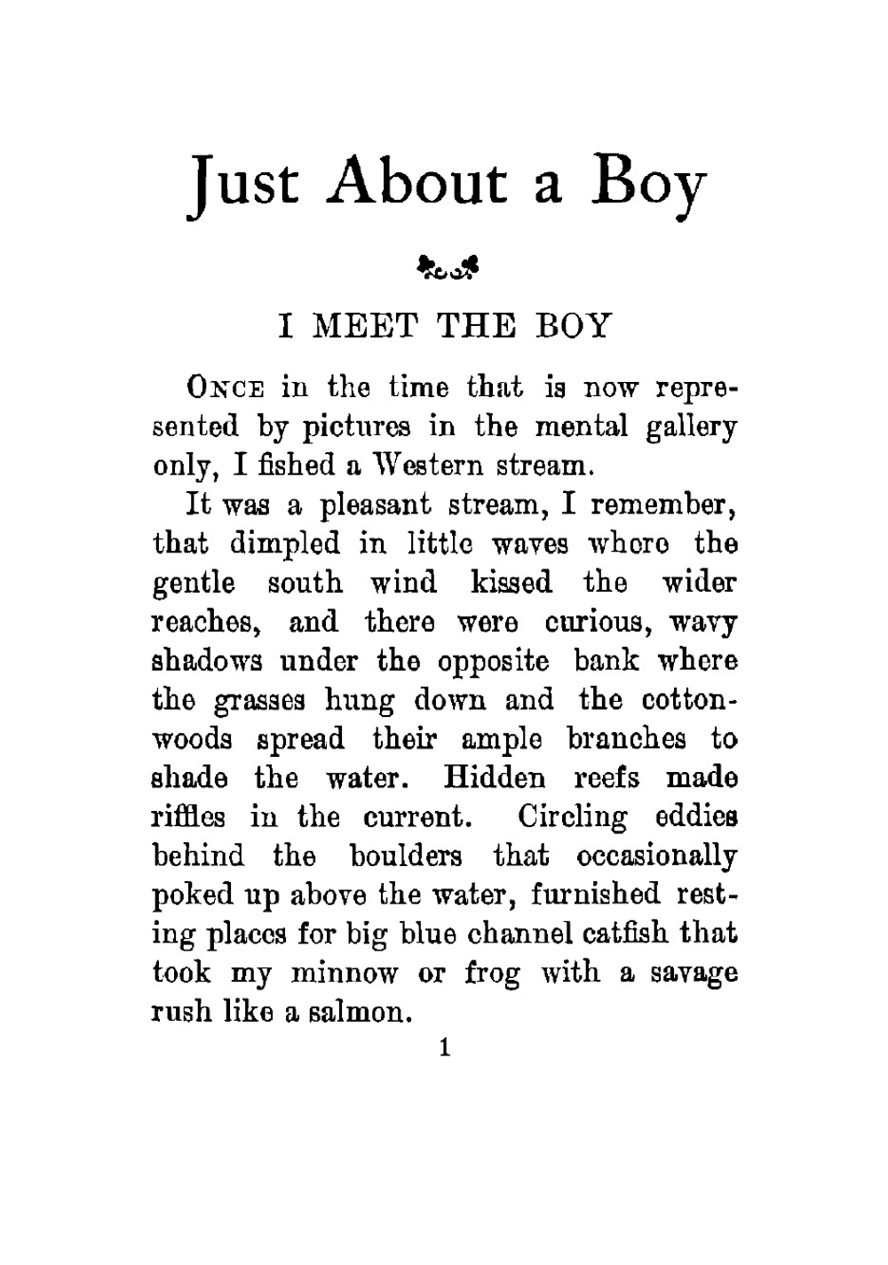 Just About a Boy | Walter Shelley Phillips