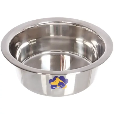 Миска металлическая «ЛЮБИМЫЙ БРО», d-17,5см / высота бортика 6см/1100мл