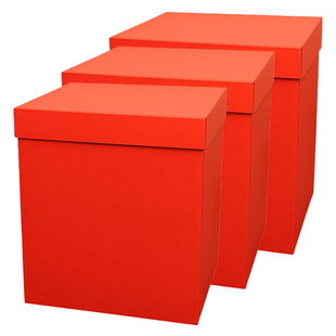 Коробка для воздушных шаров "Сюрприз" Красный новинка