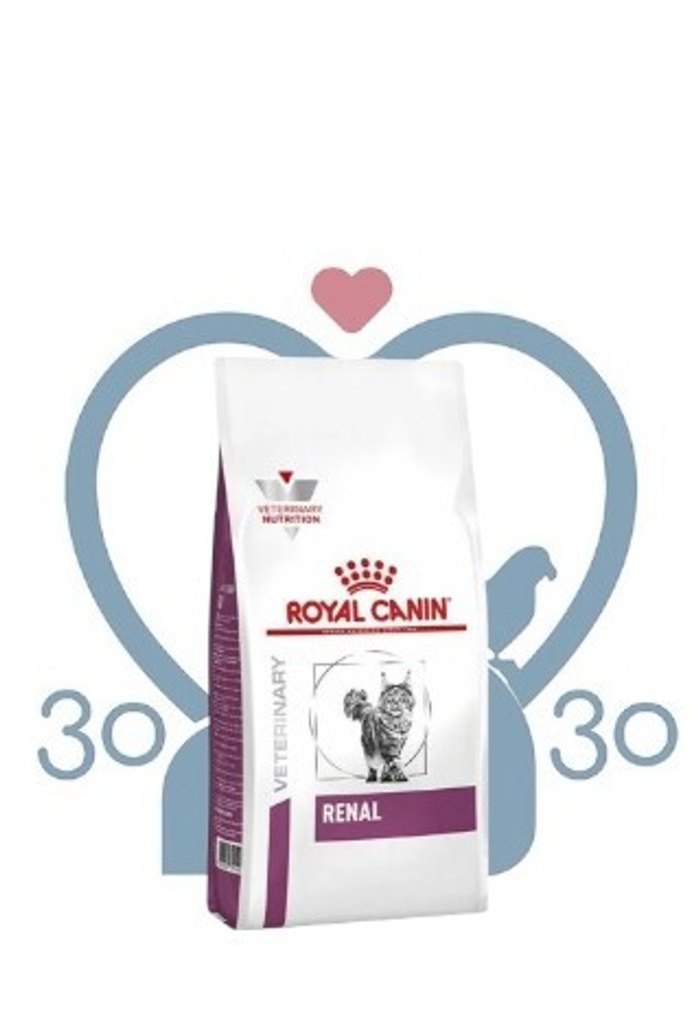 Корм сухой Royal Canin для взрослых кошек для поддержания функции почек, RENAL, 0.35кг