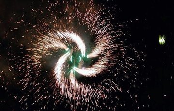 Вертушки из холодных фонтанов