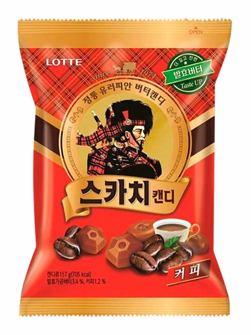 Карамель Lotte Скотч Кофе 157 г