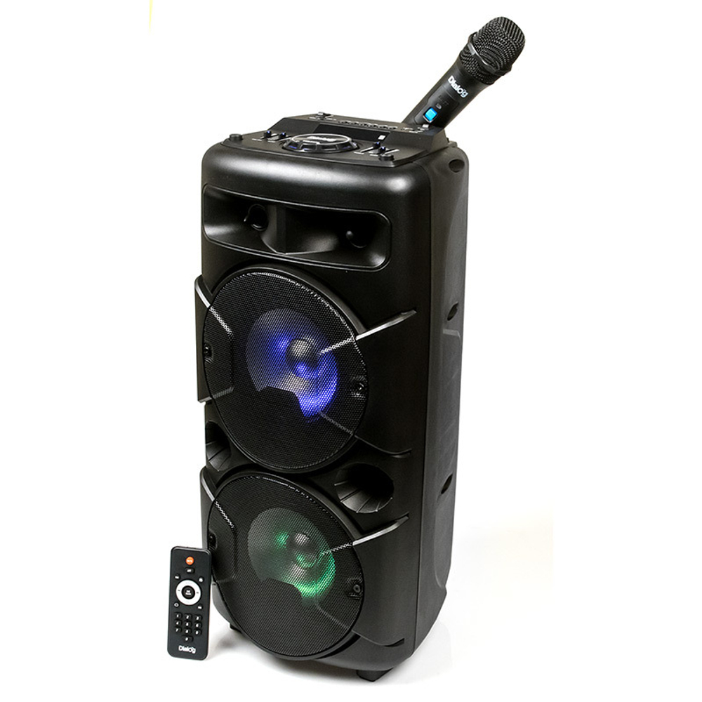 Колонка Dialog Oscar AO-20,30W,беспроводной микрофон BT+FM+USB+SD+LED,