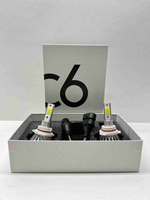 HB4 9006 / Автомобильные светодиодные лампы, HB4 9006, 36W, 3800 Lm, 12 вольт, LED Headlight C6, Серия СИ Шесть, TG (2 шт. / комплект)