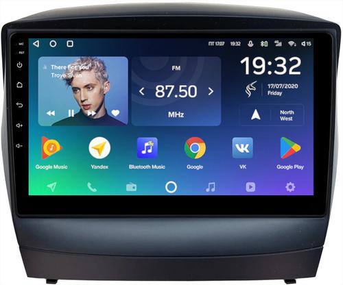 Магнитола для Hyundai iХ35, Tucson 2 2009-2015 (без штатного усилителя) - Teyes CC2 PLUS монитор 9" QLED, Android 10, Быстрая, SIM-слот