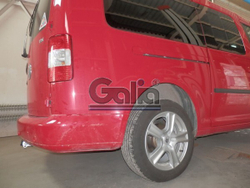 Фаркоп оцинкованный Galia V067C для Volkswagen Caddy 2004-(паспорт и сертификат в комплекте)(без электрики)