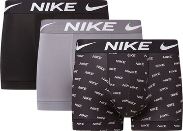 Мужские спортивные боксеры Nike Dri-FIT Essential Trunk 3P - cool grey/black