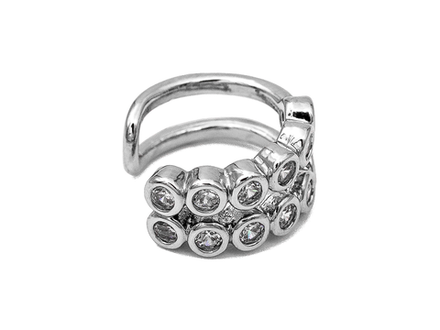 Кафф с круглыми стразами