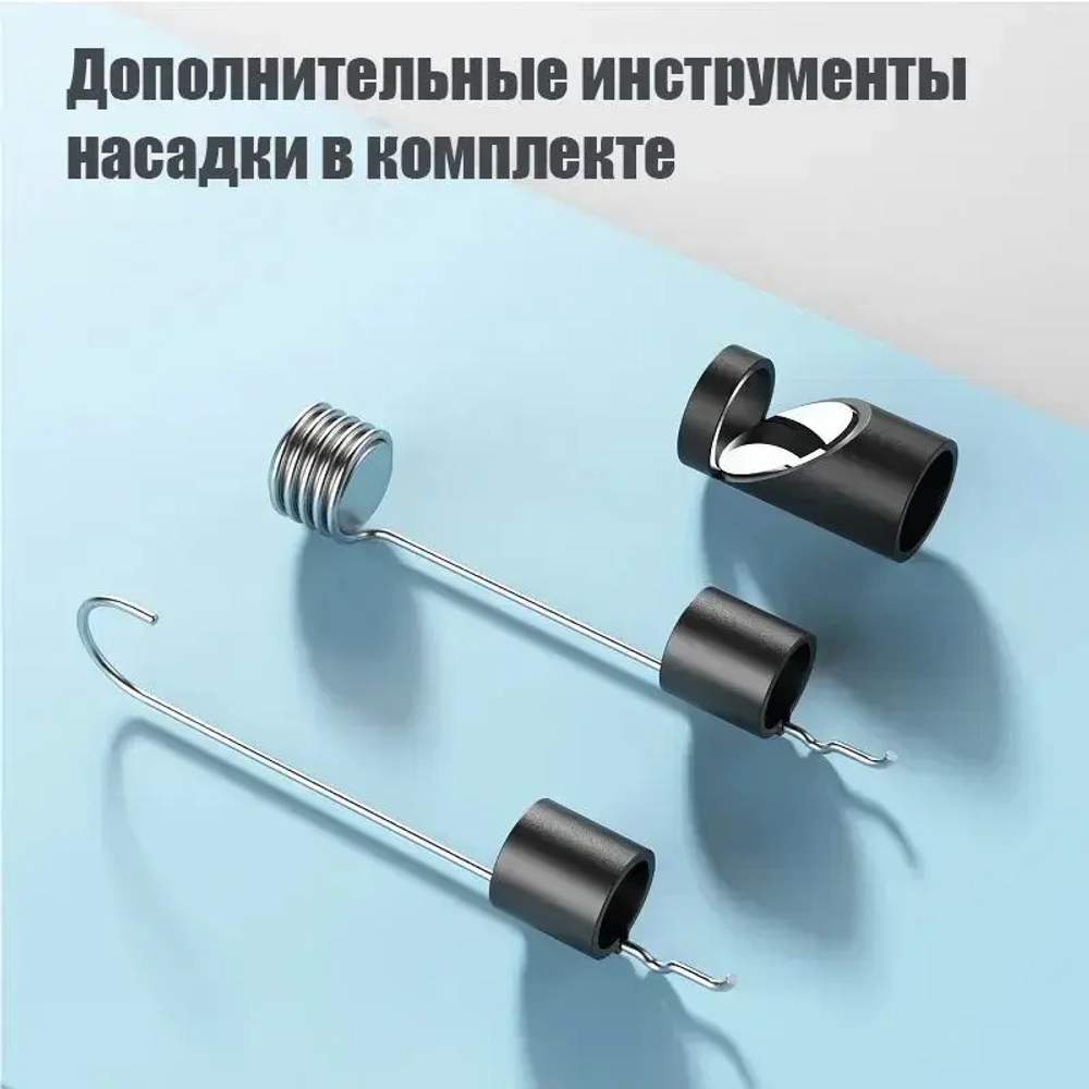 Видеоэндоскоп для смартфона / Эндоскоп ГИБКИЙ и для компьютера для Android, 1 метр, microUSB, USB, Type-S водонепроницаемый, для телефона и смартфона.