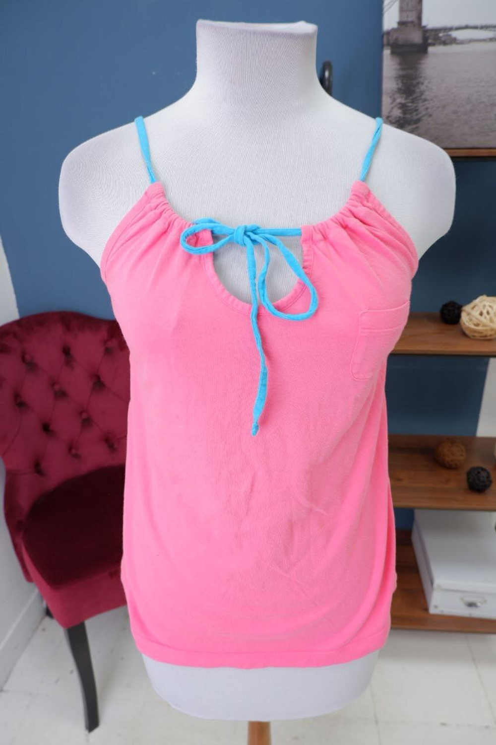 Топ Tezenis хлопковый 42-44 размер