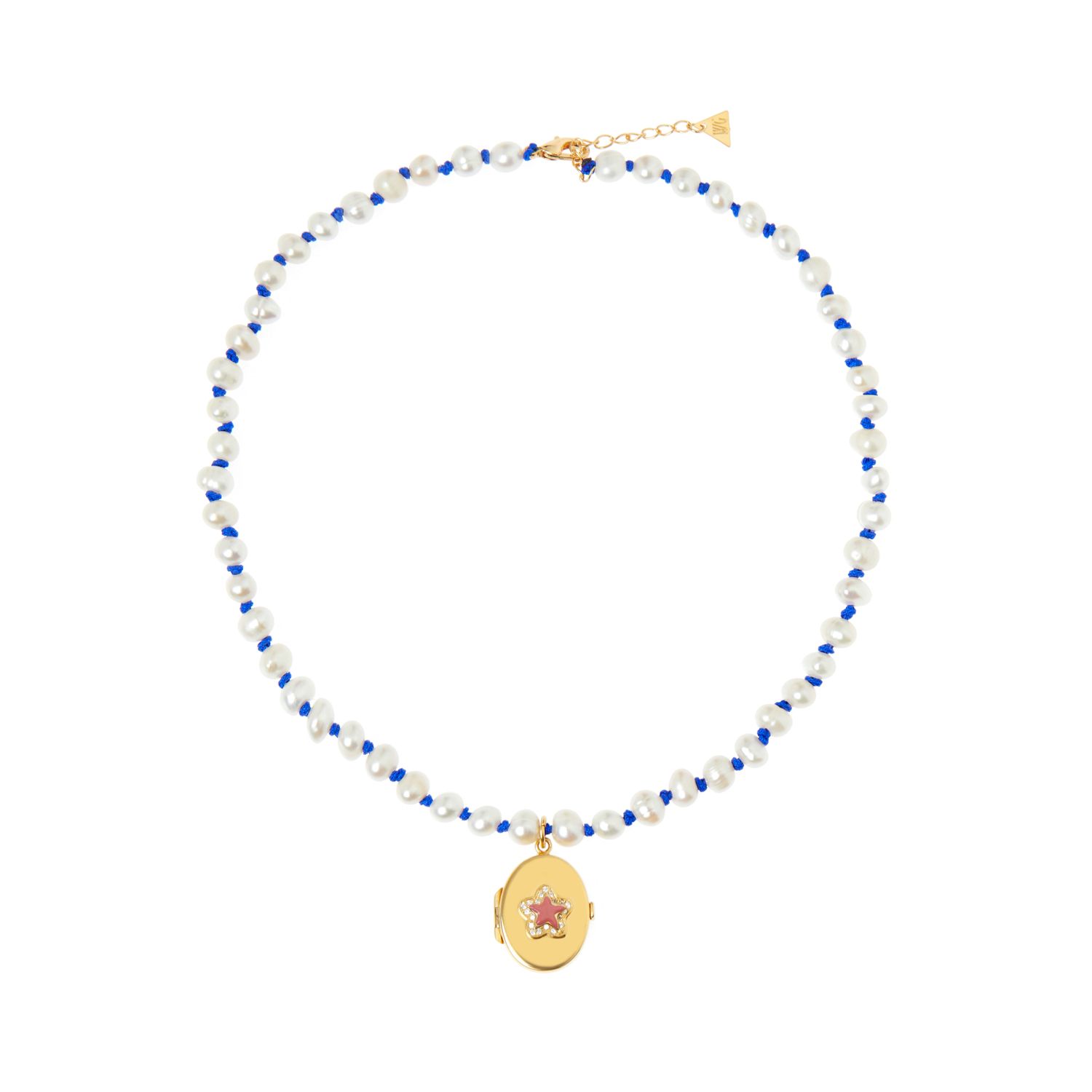 Колье Stardust Locket Knitted Necklace – Pink