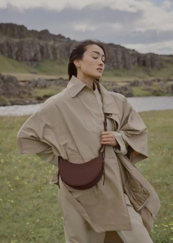 POLENE СУМКА NUMERO DIX, КОРИЧНЕВЫЙ