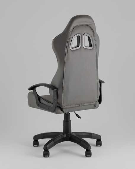 Кресло спортивное TopChairs Wyvern серо-черный
