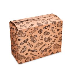 ГКП-22 Коробка 4-х клапанная гофрокартон 203х85х155