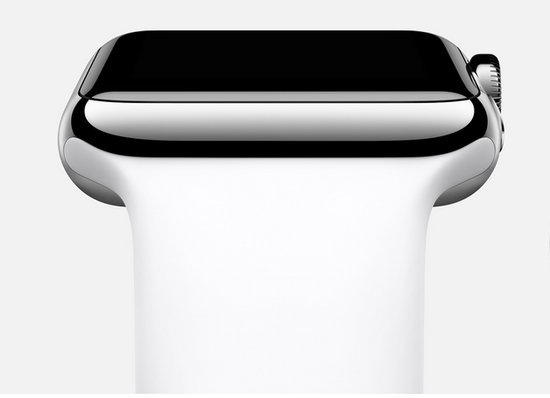 Часы смарт Apple Watch 42мм (белый полимерный)