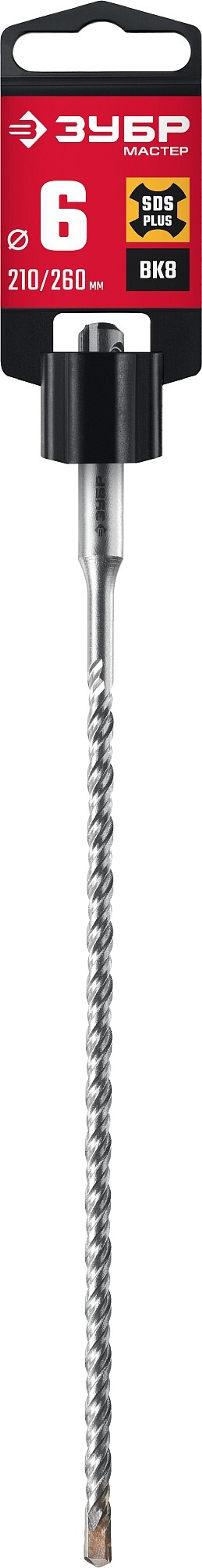 ЗУБР 6 x 260 мм, SDS-plus бур (29315-260-06)