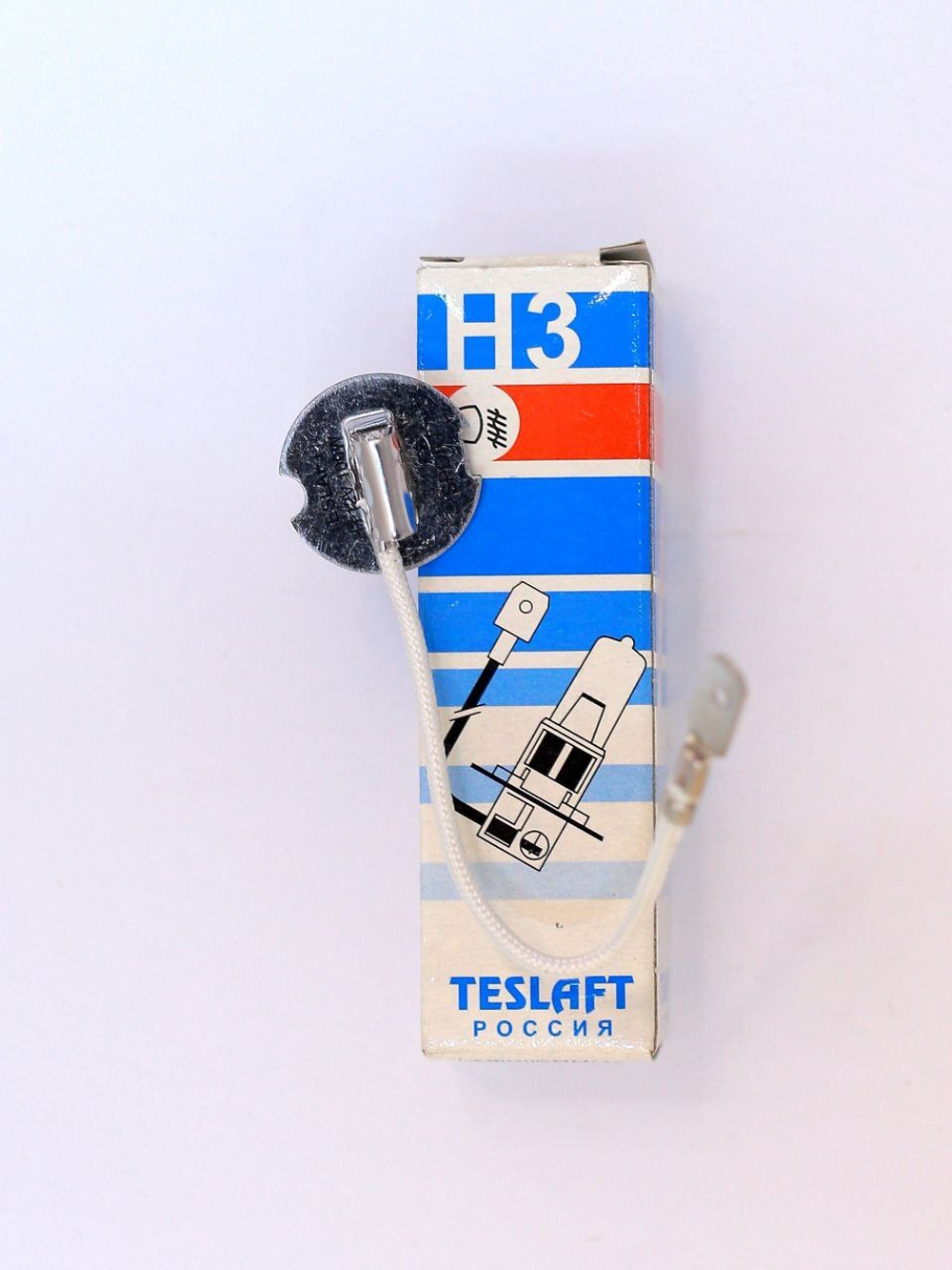Лампа галогенная Н3 12V 100W "Спорт" PK22s TESLAFT 142721 1шт.