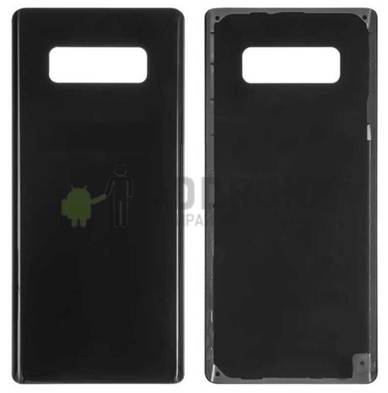 Задняя крышка для Samsung Galaxy Note 8 (Black) без стекла камеры