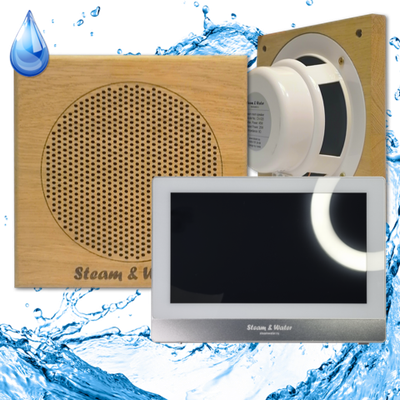 Комплект домашней акустической системы с караоке-усилителем Steam & Water SOUND SAUNA S2