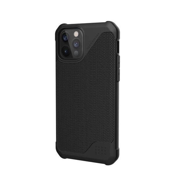 Чехол Uag Metropolis LT ткань Armortex для iPhone 12/12 Pro 6.1" черный (Black-Armortex) 11235O113940