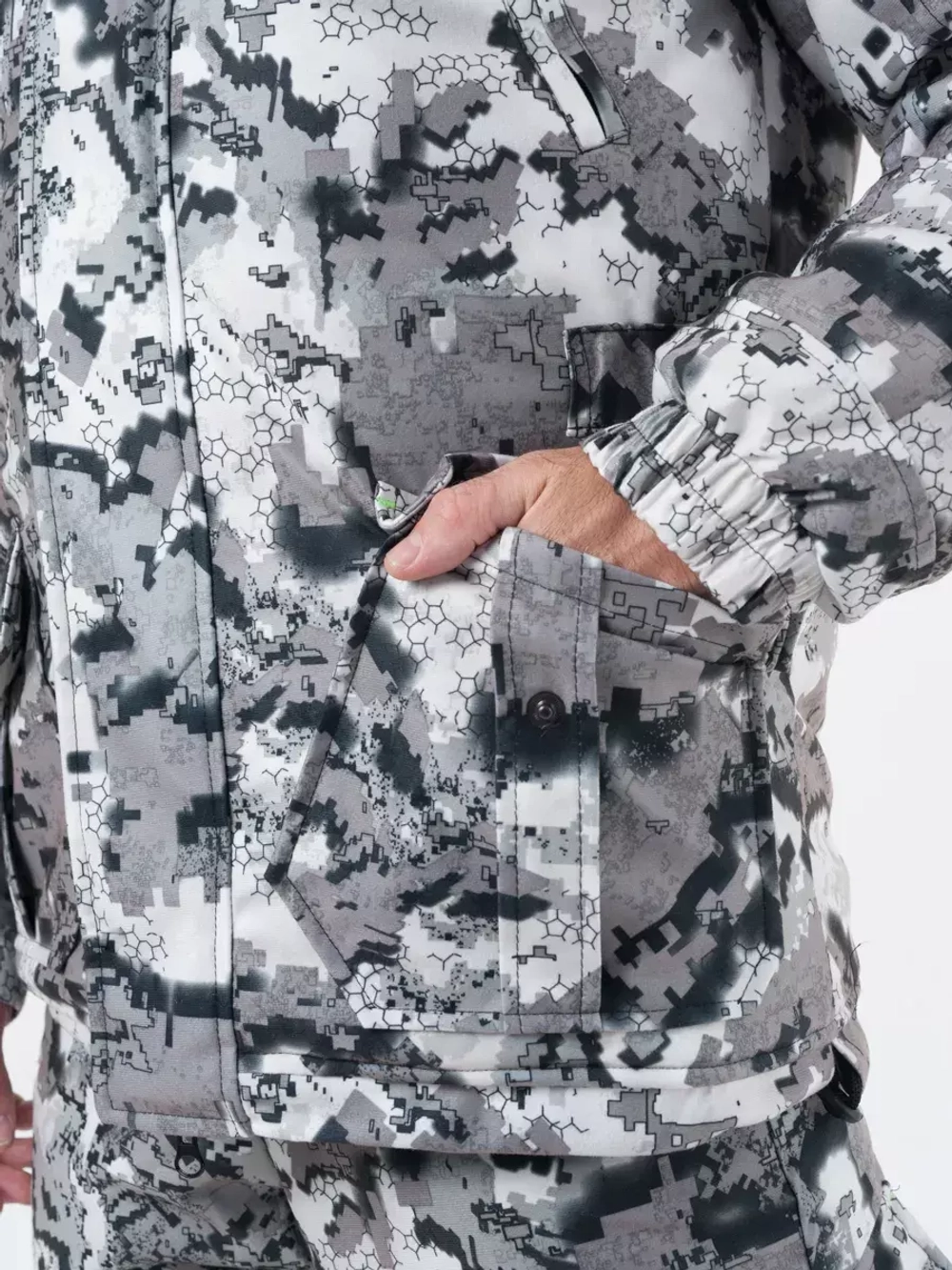 Зимний мужской костюм Onerus Горный -45 (Алова/Синтепон) Белый