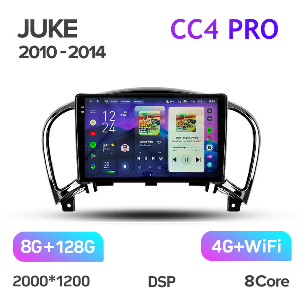 Teyes CC4 Pro 9" для Nissan Juke 2010-2014