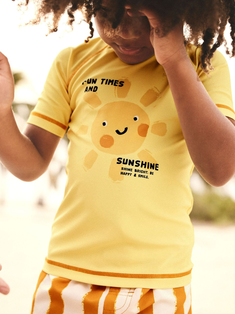 Костюм плавательный раздельный для мальчика Next E22-300, Желтый