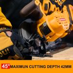 Аккумуляторная циркулярная пила BL 20В 165мм. 1хАКБ 4Ач и ЗУ SUPER INGCO CSLI16521 INDUSTRIAL