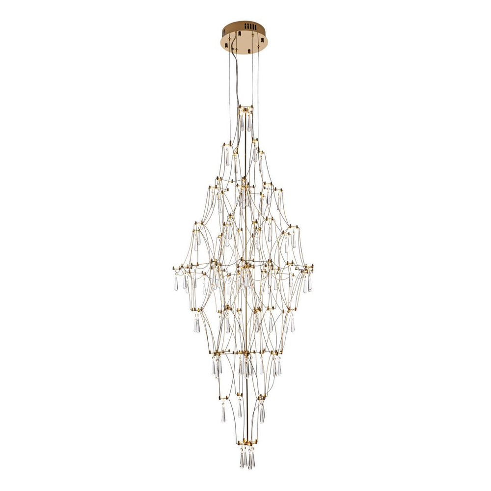 Подвесная светодиодная люстра Modelux ML.7826.600P GD