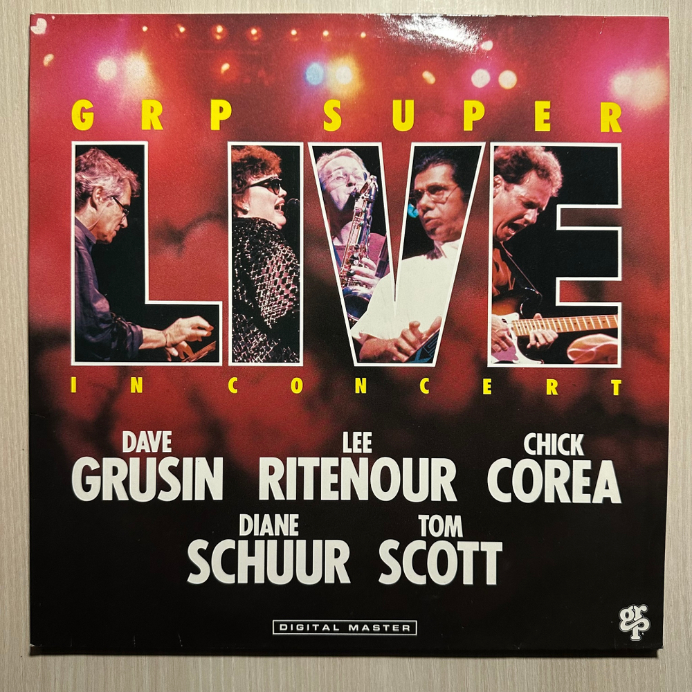 Dave Grusin / Lee Ritenour / Chick Corea / Diane Schuur / Tom Scott - GRP Super Live 2LP (Швейцария 1988г.)