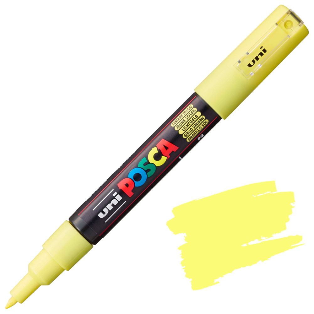Маркер UNI POSCA PC-1M, 0.7 мм. Sunshine Yellow