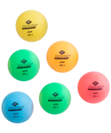 Мяч для настольного тенниса Colour Popps Poly, 6 шт.