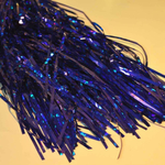 Дождь новогодний 1,5м синий голография (10шт)