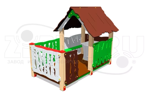 Домик «Хижина с оградой»