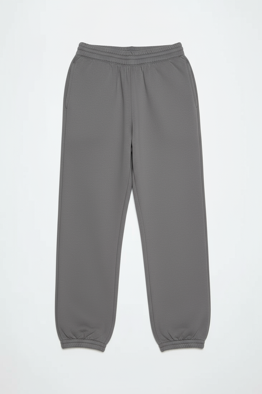 Объемные брюки-джоггеры с начесом
