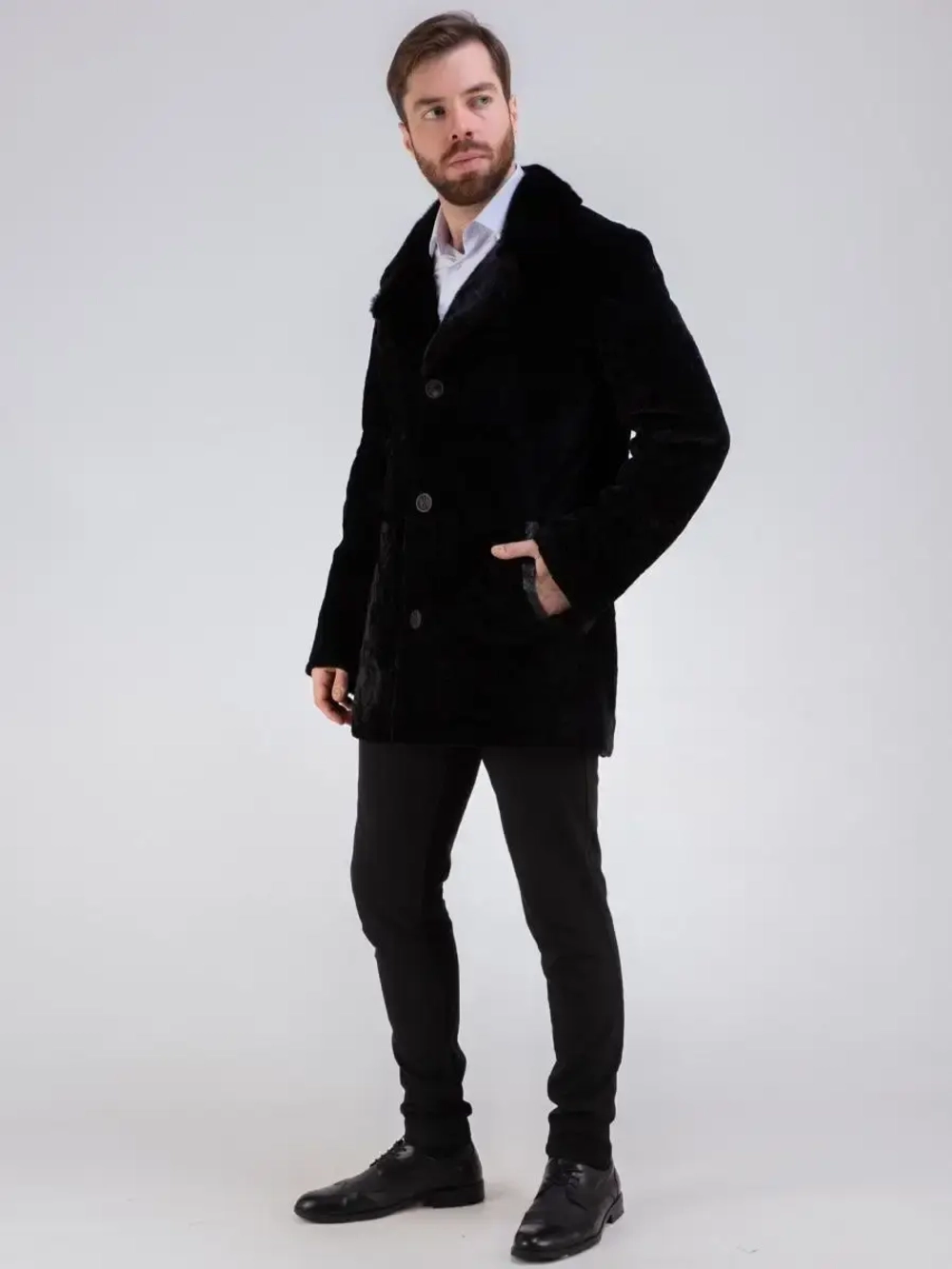 Шуба натуральная мутон дубленка