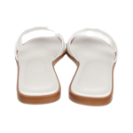 Hermes Oran leather simple Fashion sandals Women's white, H021056Z 02
