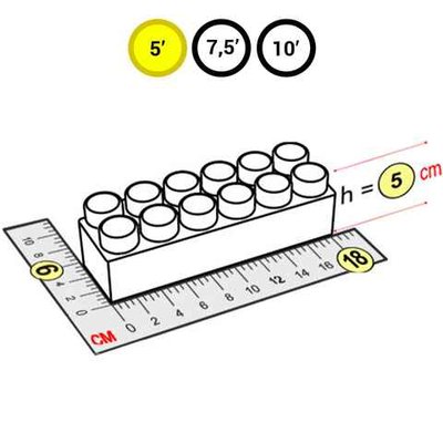 Элемент желтый для GigaBloks