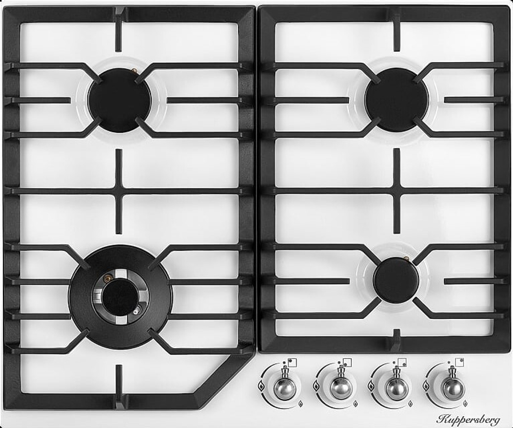 Варочная панель газовая Kuppersberg FG 601 W Silver