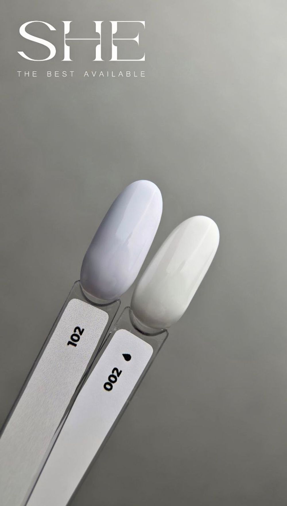 She Гель-лак 102 супер белый, 10мл