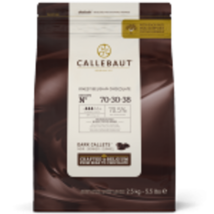 Горький Шоколад Callebaut 70,5%, 2,5 кг