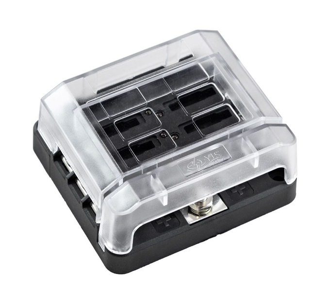 Блок на 6 предохранителей ATP/ATC/ATO с крышкой