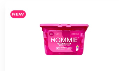 Капсулы для стирки ЦВЕТЫ Hommie Pods Flowers, 52 шт*8 гр