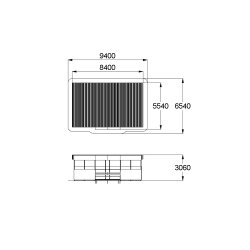 Теневой навес 5х8