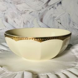 Lenardi 205-942 Салатник 20х8см ИМПЕРИАЛ ЗОЛОТО в под.уп.(х18)Фарфор