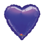 Шар фольгированный Сердце 43 см (Фиолетовый)