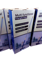 Швабра с отжимом для уборки ATM Х-33, микрофибра, цвет серый