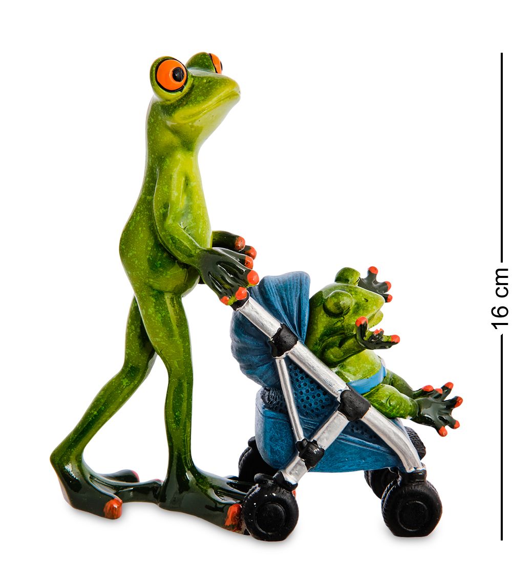 GAEM Art MN-165/1 Фигурка «Лягушки - папа с малышом»