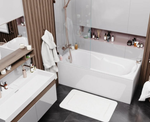 Акриловая ванна VAGNERPLAST CHARITKA 170x75