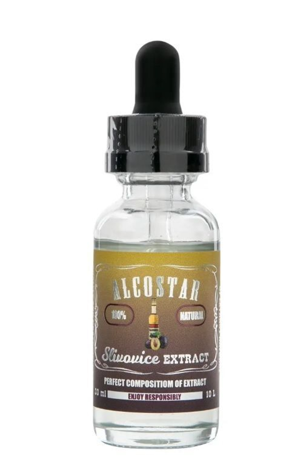 Эссенция Сливовица, Slivovice Alcostar, вкусовой концентрат (ароматизатор пищевой) для самогона, 30 мл